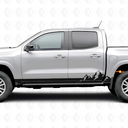Mountain Range Tür- & Schweller-Vinylstreifen für Chevrolet Colorado 3. Generation 2023-2026