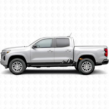 Mountain Range Tür- & Schweller-Vinylstreifen für Chevrolet Colorado 3. Generation 2023-2026_2
