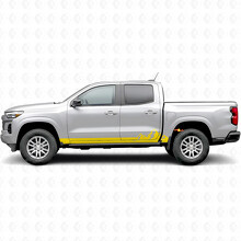 Mountain Range Tür- & Schweller-Vinylstreifen für Chevrolet Colorado 3. Generation 2023-2026_3