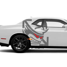 Scat Pack Style Seiten-Vinylaufkleber Set für Dodge Challenger Charger_3
