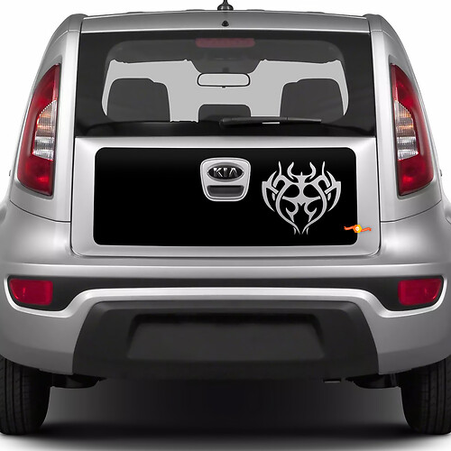 Heckklappen-Vinylfolie Aufkleber für Kia Soul 2
