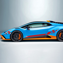 Karierte Flagge Seiten-Vinyl-Aufklebergrafiken für Lamborghini STO
 3