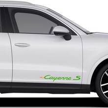 Paar Porsche Aufkleber Cayenne S Porsche Türen Seitenaufkleber
 3