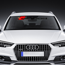 Vinyl-Aufkleber Grafikaufkleber Windschutzscheibe Audi Allroad Banner Racing
 2