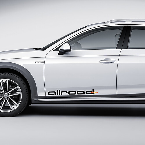 Paar Audi Quattro Aufkleber Logo Türen Quattro Aufkleber Decals
 1