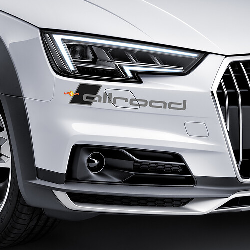 Bremssattel Audi Allroad Aufkleber Seitentüren Sticker Decals
 1