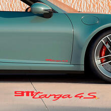 Seitentüren Aufkleber für Porsche 911 Targa 4S 2026
 3