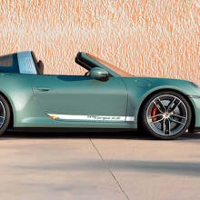 Aufkleber Schriftzug Seiten Türen Decal Sticker 2 für Porsche 911 Targa 4S 2