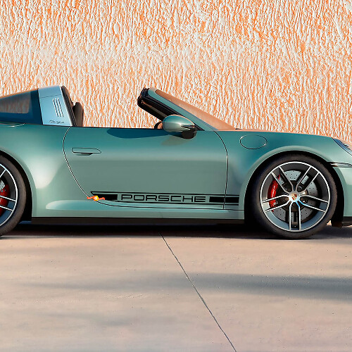 Seitentüren Dekorative Aufkleber für Porsche 911 Targa 4S 2026
