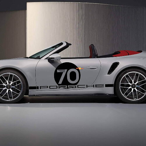 Spirit 70 Seitenstreifen Vinyl-Aufkleber-Set für Porsche 911