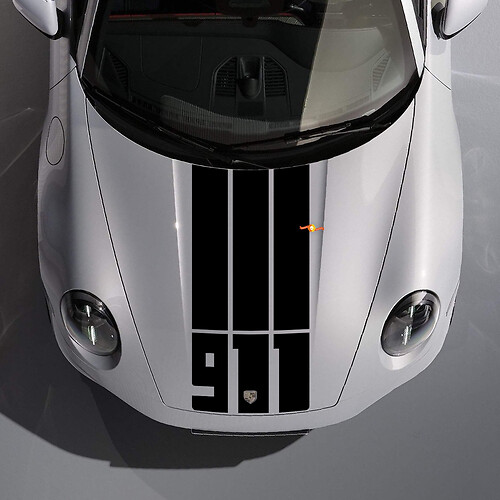 Motorhauben-Kit Grafik Spirit 70 Aufkleber für Porsche 911
 1