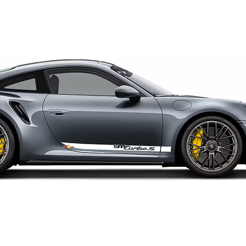 Seitenkit Grafik Aufkleber für Porsche 911 Turbo S 992.2
 1