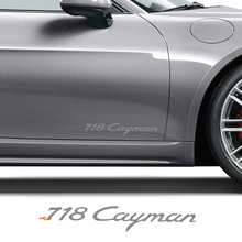 Seitentür Aufkleber für Porsche 718 Cayman
 2
