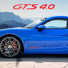 Seitentüren Aufkleber für Porsche 718 Cayman GTS 4.0 4
 3