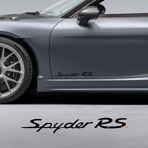 Seitentür Aufkleber für Porsche 718 Cayman Spyder RS
