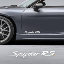 Seitentür Aufkleber für Porsche 718 Cayman Spyder RS
 2