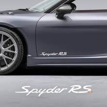 Spyder RS Seitentür Vinyl-Aufkleber Set für Porsche 718_2