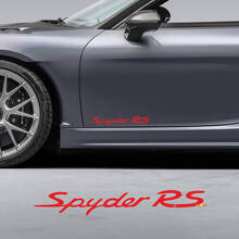 Spyder RS Seitentür Vinyl-Aufkleber Set für Porsche 718_3