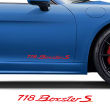 Seitentüren Aufkleber für Porsche 718 Boxster S
 3