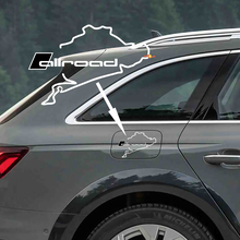 Nürburgring Audi Allroad Aufkleber Sticker Decals
 2