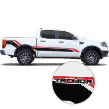 Truck Bed Side Decal Tremor Set Vinyl Stripe Stickers für Ford Super Duty F250 F150
 2