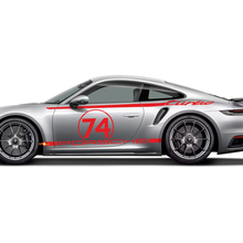Seitenstreifen-Kit mit Grafik Heritage Design 50 Jahre 2025 Decal Sticker für Porsche 911 Turbo S 992.2
 3