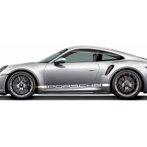 Seitenstreifen-Kit Grafik Aufkleber für Porsche 911 Turbo S 992.2
