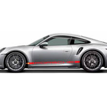 Seitenstreifen-Kit Grafik Aufkleber für Porsche 911 Turbo S 992.2
 3