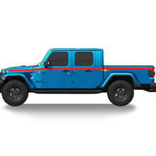 Umriss Seitenstreifen Vinyl Aufkleber Kit für Jeep Gladiator_2
