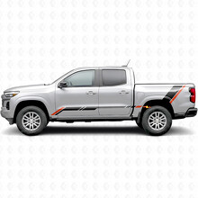 Rising Accent Tür- & Seitenbett-Vinylstreifen für Chevrolet Colorado 3. Generation 2023-2026_2