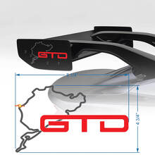 Nürburgring GTD Spoiler Aufkleber für Ford Mustang GTD Spoiler
 2