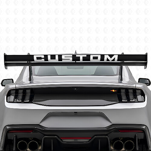 Individuelle Heckspoiler Vinylaufkleber für Musclecar Musclecar Modell GTD