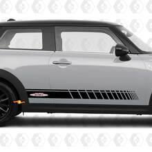 Seitenstreifen Grafik Aufkleber John Cooper Works für Mini Cooper S
 2