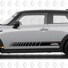 Seitenstreifen Grafik Aufkleber John Cooper Works für Mini Cooper S
 3