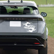 Hintere Dragon Racing Grafik Aufkleber für Nissan ARIYA
 2