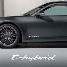 T-Hybrid Seiten-Tür Vinyl-Aufkleber-Set für Porsche 911_2