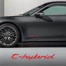 T-Hybrid Seiten-Tür Vinyl-Aufkleber-Set für Porsche 911_3