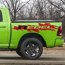 Rebel Bettseiten-Aufkleber Grafiken Vinyl-Bettseite für Dodge Ram Rebel
 2