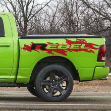 Rebel Nachttisch Vinyl-Aufkleber-Kit für Dodge Ram Rebel_2
