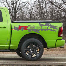 Rebel Nachttisch Vinyl-Aufkleber-Kit für Dodge Ram Rebel_3