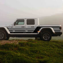 Seiten Retro Vintage Streifen Aufkleber Grafik Vinyl für Jeep Gladiator
 2