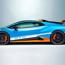 STO Streifen Seitenaufkleber Vinyl Aufkleber Grafiken für Lamborghini STO
 2