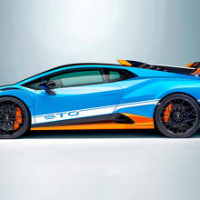 STO Streifen Seitenaufkleber Vinyl Aufkleber Grafiken für Lamborghini STO
 2