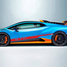 STO Streifen Seitenaufkleber Vinyl Aufkleber Grafiken für Lamborghini STO
 3
