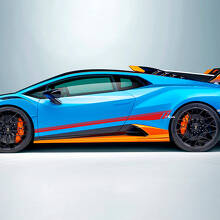 Rennstreifen Seiten-Vinyl-Aufklebergrafiken für Lamborghini STO
 3