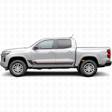 Winkelkontur Tür- & Schwellerpanel Vinylstreifen für Chevrolet Colorado 3. Generation 2023-2026_2