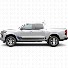Winkelkontur Tür- & Schwellerpanel Vinylstreifen für Chevrolet Colorado 3. Generation 2023-2026_3