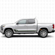 Winkelkontur Tür- & Schwellerpanel Vinylstreifen für Chevrolet Colorado 3. Generation 2023-2026_4