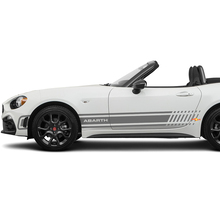 Seitenrennstreifen Aufkleber Grafiksticker für Fiat 124 Spider Abarth
 3