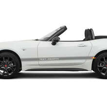 Seitlicher individuell gestalteter Rennstreifen-Aufkleber für Fiat 124 Spider Abarth 2 2